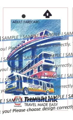 Super cute VINTAGE Nostalgic Transitlink card EZ-Link card MRT Single Trip Card Skin / Sticker Touch n Go Motoring