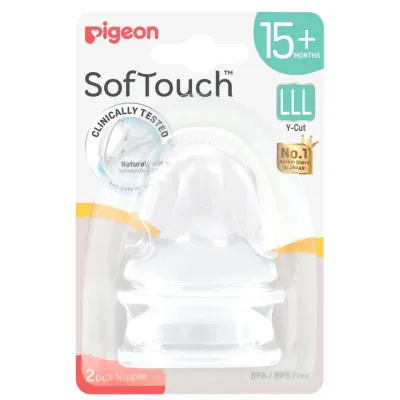 Pigeon SofTouch™ Nipple - S / M / L / LL / LLL | Single / Twin Pack