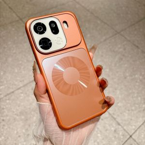 Fashion Aurora Laser CD Texture For Magsafe Phone Case For OPPO Find X9 X8 S Pro Ultra Frosted Bumper Magnetic Shockproof Cover