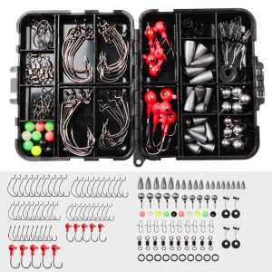COD 1 Set Kail Pancing Kili Kili LUSHAZER 148Pcs Lengkap Murah Kuat