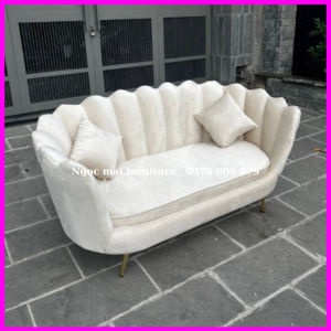 COMBO SOFA phòng tiếp đón khách 3 MÓN SIÊU TO - SOFA VỎ SÒ NHUNG XÁM - sản xuất TẠI XƯỞNG bh 12 THÁNG