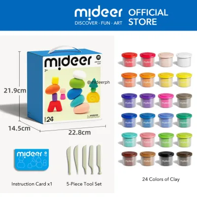 Mideer Air Fun Clay 24 & 36 Colors