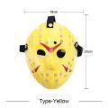【Local Delivery】 Jason Horror Hockey Role Play Mask Halloween Costume Accessories Props Man Woman Party Horror Mask LZC-Jason-Mask-Green. 