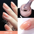 เล็บเจลสีหวานเจลฐานยางสีขาวขุ่นเจลลี่สีขาวใส7มล. สีเจลทาเล็บทำเล็บมือแบบกึ่งถาวร. 