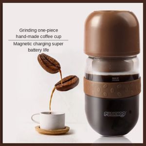 3In1 Portable Coffee Maker Electric Coffee Grinder Juicer Automatic Home Office Travel Coffee Cup