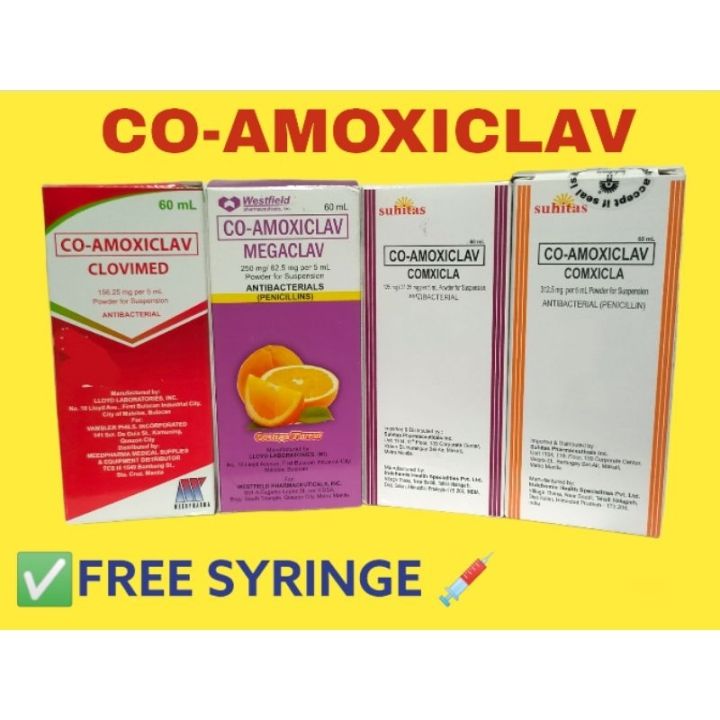 Co-amoxiclav Suspension syrup 60mL for Pets | Lazada PH