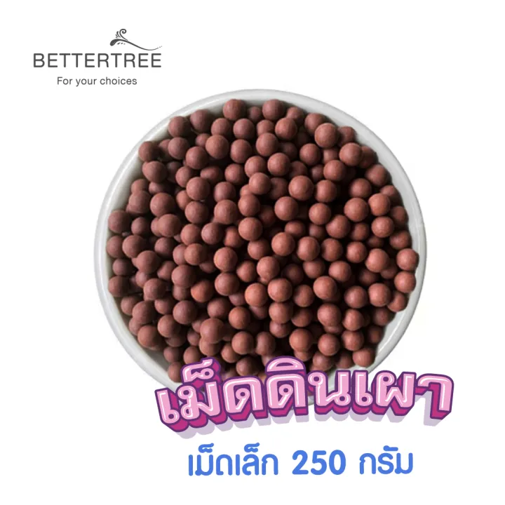 หินเม็ดดินเผาสีส้ม สำหรับใส่กระถาง แจกัน ตกแต่ง