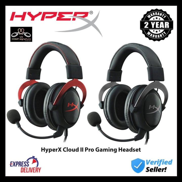 HyperX Cloud II / Cloud III Gaming Headset GUN METAL/RED / HyperX Cloud ...