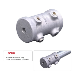 MODERNLUX 3\4" Pipe Fitting Connector Fixed buckle Aluminum Alloy Steel Circular Pipe Connector Elbow Frame Fasteners Steel Tube Shelf
