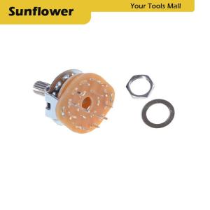 🎀🎁【Special price】Sun กีต้าร์เครื่องขยายเสียง Channel band ROTARY SWITCH SELECTOR RS25 3 POLE 4 position 3P4T