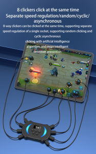 2023 New Smart Screen Clicker Auto Tap tiktok Live Stream Like for all touch screen Circular game Mute Click