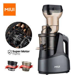 MIUI Flagship Slow Juicer 7-Segment Helical Cold Press with Patented FilterFree Unique Strainer Commercial AC-Motor  Flagship Model