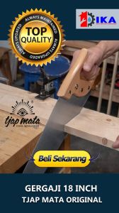 GERGAJI GAGANG KAYU BAGUS JAP MATA 18” MURAH KUAT TAJAM-1pcs