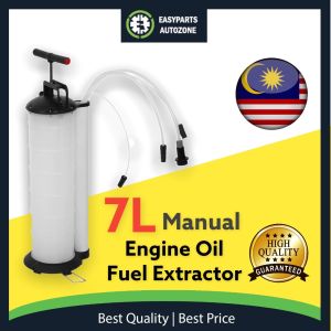 Autozone 7L Engine Oil Fuel Extractor Pump Manual suction Vacuum Petrol Fluid Transfer