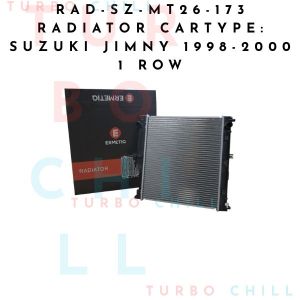RAD-SZ-MT26-173 RADIATOR CARTYPE: SUZUKI JIMNY 1998-2000 1 ROW