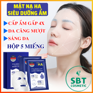 [DƯỠNG ẨM 4X] Hộp Chứa 5 Miếng Mặt Nạ HA Hyaluronic Acid SEOMOU 25ml - Giúp Dưỡng Ẩm Da Mềm Mại Gấp 4 Lần Dưỡng Sáng Làn Da Kiểm Soát Dầu Nhờn