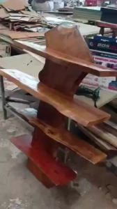 [FURNI HOME] IN ZALO N Kệ Treo Tường Gỗ Tự Nhiên Nhiều Tầng Decor Kệ Trang Trí Handmade Cafe Homestay