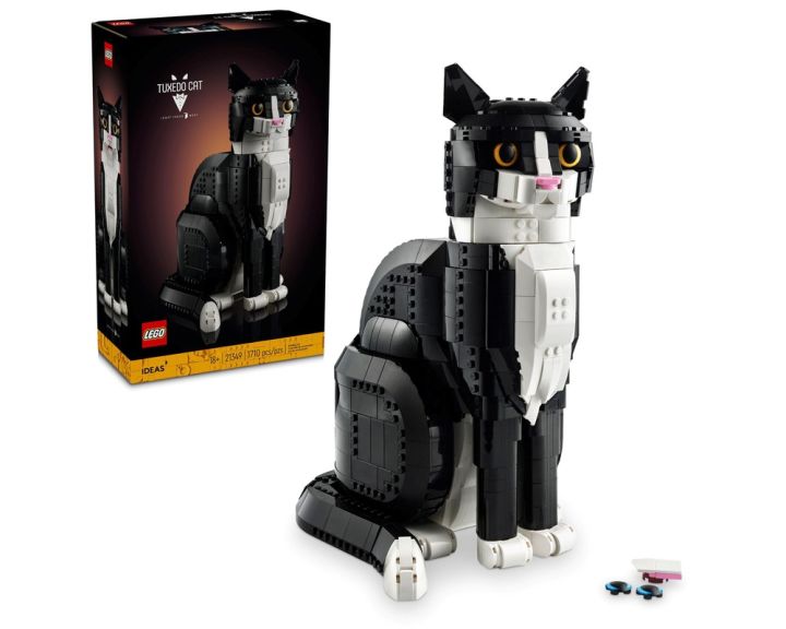 LEGO Ideas 21349 Tuxedo Cat Unisex Lego Set Animal Themed Lego Toy