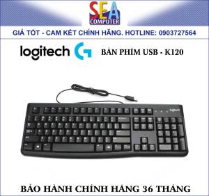 Bàn phím có dây Logitech K120