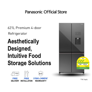 Panasonic PRIME+ Edition 4-Door Refrigerator NR-XY680YMMS with Auto Ice Maker and Water Dispenser [CV Eligible]