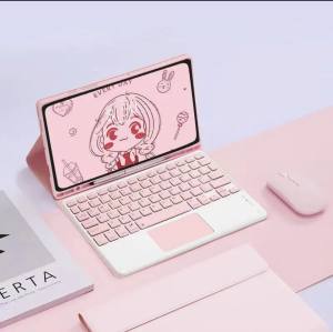 Flip Smart Keyboard Touchpad Trackpad Kompatible Untuk iPad Mini 7 A17 Pro 2024