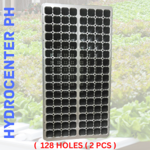 HIGH QUALITY SILVER PLASTIC SEEDLING TRAY PLANTERS FOR PLANTS 128 HOLES ( 2 PCS ) SEEDS GERMINATION CONTAINER BEST QUALITY SEEDLING TRAYS MAKUNAT TATAGAL NG TAON