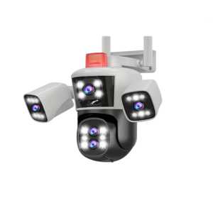 IPC360 12MP 360 smart camera 8K 3 lens three screen 10x optical zoom waterproof CCTV outdoor WIFI phone connection IP camera PTZ control motion tracking alarm color night vision two-way call CCTV