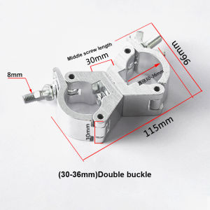 Swivel Clamp Premium Heavy Duty 165lb Swivel Coupler Clamp Fit Pipe 25-36mm