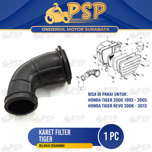 Karet Filter Tiger - Rubber Seat Saringan Udara Hawa CVT Join Joint Karburator Tiger Old New Tirev