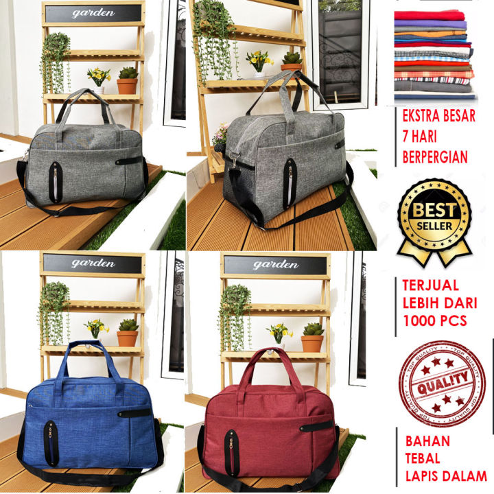BGC SUPER JUMBO Tas Travel Bag Import Jumbo DUFFLE BAG Tebal Bagus