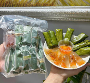 [Set 30 Cái] Bánh Bột Lọc Huế Nhân Tôm Thịt Kèm Nước Mắm - Hút Chân Không - Đặc Sản Huế