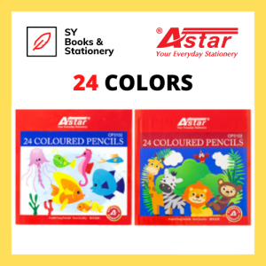 ASTAR Student Colour Color Pencil 24 / Colouring Pencil / Pensil Warna Astar 24 Warna