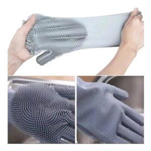 Sarung Tangan Cuci Piring Magic Silicone Cleaning Gloves Anti Panas HARGA TERMURAH PROMO PRODUK TERLARIS !!!