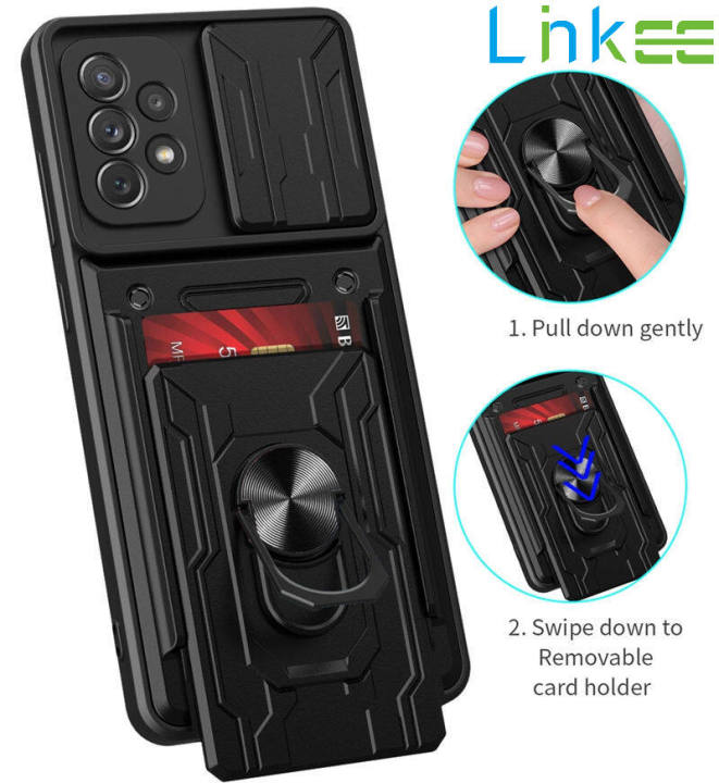 For Xiaomi Redmi Note 9C 9A 9T 10 10s 11 12 Pro Max 5G Phone Case, Ring  Hard Cover For Vehicle Card Slot Lazada PH