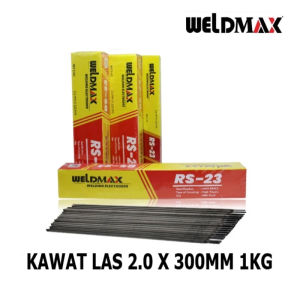 Kawat Las Besi Elektroda 2 MM 1KG Welding Electrodes Weldmax RS 23 E6013