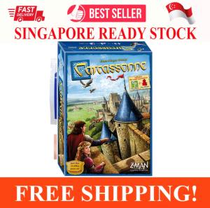 CARCASSONNE BOARD GAME STANDARD (2 - 5 PLAYERS)