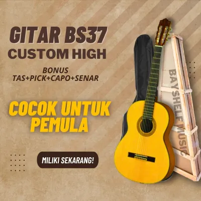 Gitar Akustik BS37 Custom Classic Nilon Nylon untuk Pemula