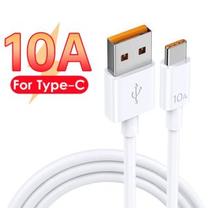 10A 120W USB Type C Cable Super Fast Charge Cable for Huawei Mate 40 Xiaomi Samsung Honor Quick Charge USB C Cables Data Cord