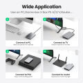 Ugreen HDD Enclosure 2.5 SATA to USB C 3.1 Gen 2 External Hard Drive Box 6Gbps Aluminum Case HD For Sata Hard Disk SSD HDD Case Enclosure. 