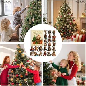 [COD] WANGJIA Fun Sloth Advent Calendar 2025 24 Day Christmas Countdown Calendar With 24 Pcs Cute Collectible Sloth Ornaments