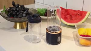 Xiaomi Small Electric Juicer 6 Blades Portablr Cup Juicer Fruit Juice Cup Automatic Smoothie Blender Ice CrushCup --Xiaomi Eco Chain juicer no xiaomi logo