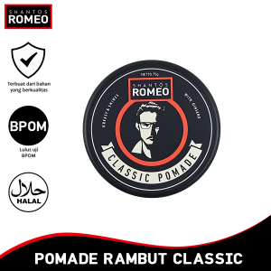 SHANTOS ROMEO Pomade Rambut 75 G Styling Pomade Hair Oil Minyak Rambut HOL-SHANTOS