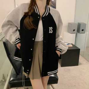 BASEBALL IS LOGO - IS BASEBALL JACKET / BAHAN FLEECE L - 3XL BAHAN FLEECE / BASEBALL JAKET KOREAN STYLE WANITA / VARSITY JACKET BASEBALL / JACKET CEWEK KEKINIAN  TERBARU / BASEBALL JAKET CROP WANITA / JAKET BASEBALL WANITA / BEST SELLER | SUPORT COD