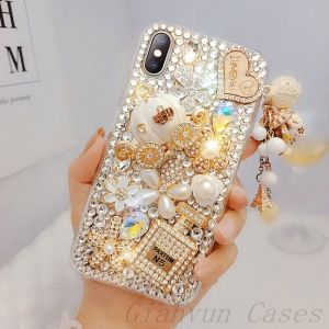 Luxury Pumpkin Carriage Crystal Bling Hard Cases for Samsung Galaxy Z Flip 3 ZFlip3 5G Diamond Cases