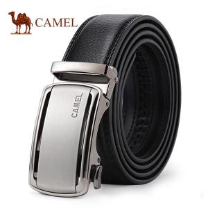 Camel mens Automatic Buckle Belt 100% Genuine Cow Leather Business Casual Strap Belt