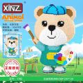 lắp ráp xếp hình Bearbrick Jinx 36 - 55cm tặng kèm búa có hộp cao cấp - Mô hình lắp ráp Gấu Bearbrick 55cm nhiều mẫu MPin, Xinz. 