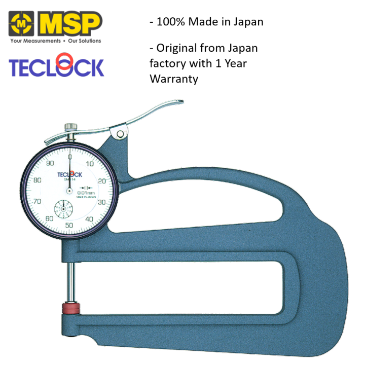 🔥Malaysia Ready Stock 🔥 Teclock Thickness Gauge (Insertion Depth 120mm ...