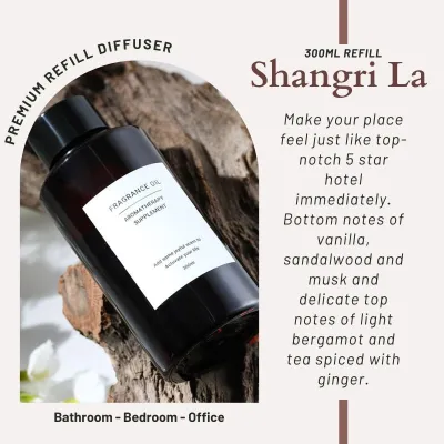 300ml 5 STAR HOTEL SCENT Premium Essential Oil Reed Diffuser Room Fragrance Aromatherapy Aroma Diffuser Scented Oil Aromatherapy Refill