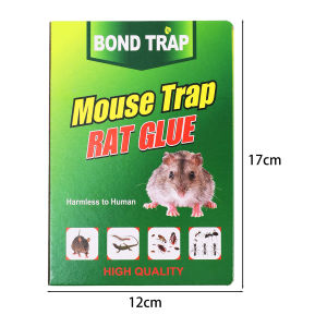 50ชิ้น กาวดักหนู Rodent Expert / กาวดักหนู / กาวดักหนูขนาดใหญ่ สติ๊กเกอร์ดักหนู 22x16 ซม.