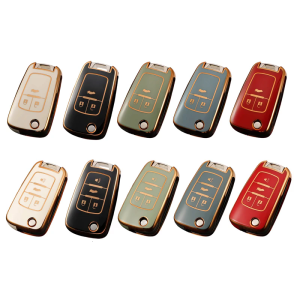 Antiscratch Car Key Fob Shell Protector Case Holder Box for 3 Button/4 Button Vehicles Everyday Use With Precise Cutouts